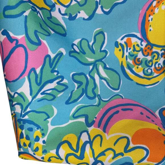 Lilly Pulitzer for Estée Lauder Tropical Floral Tote Bag W/ Zip Pouch - Picture 7 of 7